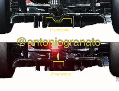 F1 | Ferrari a Jerez con due soluzioni al diffusore diffusore copia3