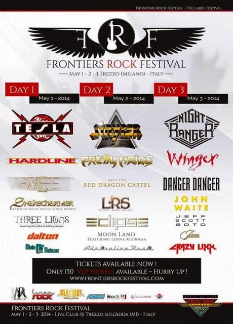 Frontiers Rock Festival - Ecco i nomi delle band partecipanti