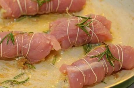 Conchiglie di tacchino Involtini in padella