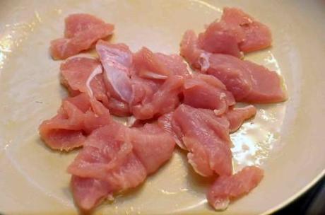 Conchiglie di tacchino tacchino in padella