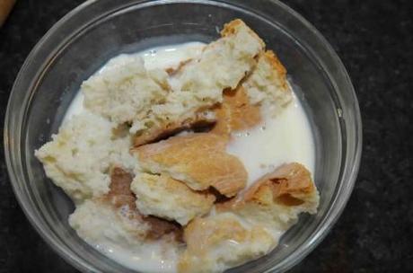 Conchiglie di tacchino pane nel latte