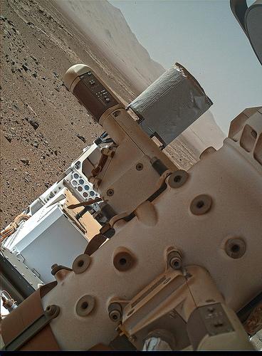 Curiosity sol 536 MAHLI - REMS stack