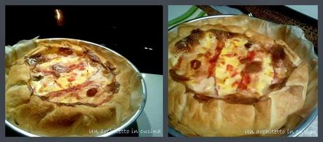 Quiche rustica: peperoni e speck