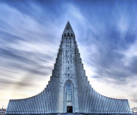 The Church of Hallgrimur, Reykjavik, Iceland,