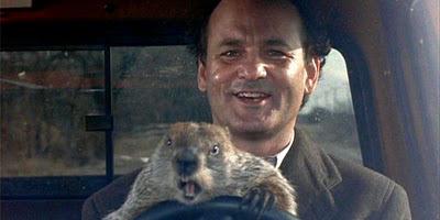 Bill Murray e la marmotta (immagine tratta dal blog http://jotsfromjoe.blogspot.co.uk/2010/03/lazy-mans-guide-to-time-travel.html )