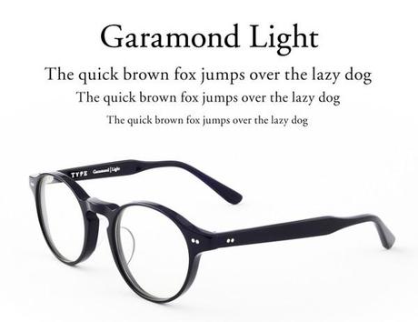 garamond light glass