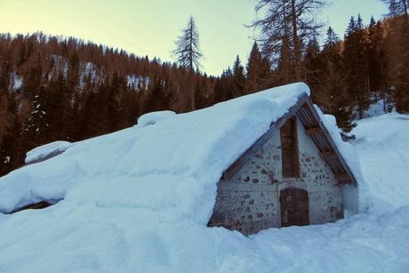 escursione con le ciaspole in val zoldana