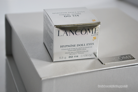 Lancôme, Ombre Hypnose Dazzling (DO 114 Topaze Doré) - Review and swatches