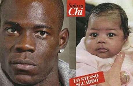 Mario Balotelli scrive su Twitter a Pia: “Dolce bambina mia”