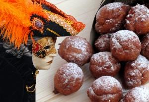 Frittelle con crema pasticcera Carnival In Venice17