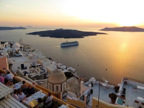 dove osservare il tramonto a santorini