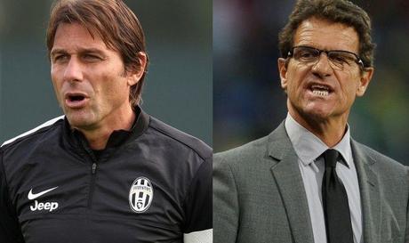 Fabio Capello contro Antonio Conte