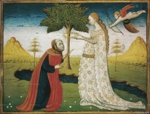 Laura incorona Petrarca