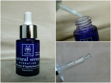 Apivita - Natural serum, Hydration with aloe and hyaluronic acid: review
