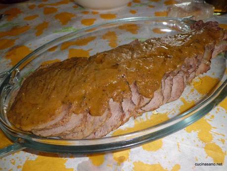 Arrosto di Manzo al Vapore, Profumato all'Aceto Balsamico e Spezie