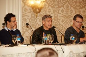 George Clooney parla in conferenza