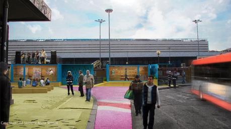 Roma in costruzione. Un bel progetto d'architettura e design per le aree circostanti i cantieri, quelle prese d'assalto da degrado e affissioni abusive Roma in costruzione. Un bel progetto d'architettura e design per le aree circostanti i cantieri, quelle prese d'assalto da degrado e affissioni abusive