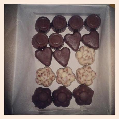 Cioccolatini per San Valentino.