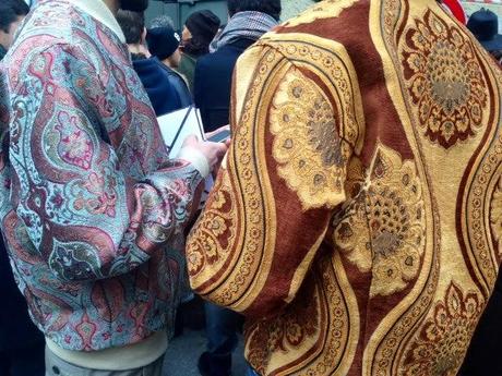 Streetstyle Reportage: Details from Milan Menswear Fashion Week January 2014.