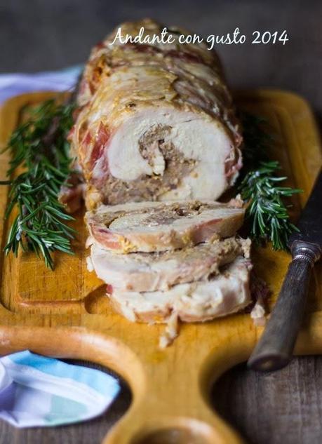 Rollé di tacchino alla birra e castagne e sto cercando di smettere.