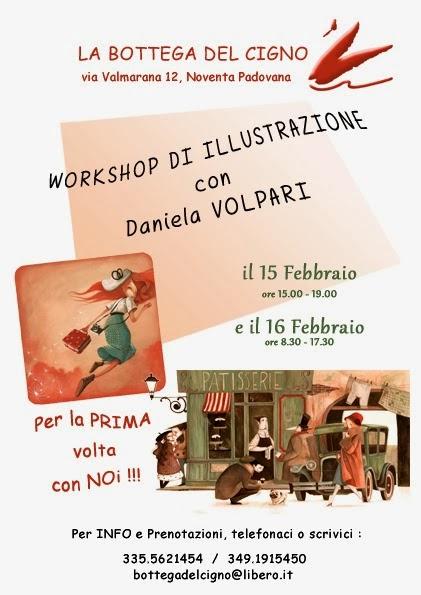 Workshop di illustrazione con Daniela Volpari a Noventa Padovana