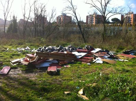 Fare jogging nella riserva naturale dell'Aniene, tra Montesacro e Quartiere Africano. In mezzo a tonnellate di rifiuti sversati abusivamente Fare jogging nella riserva naturale dell'Aniene, tra Montesacro e Quartiere Africano. In mezzo a tonnellate di rifiuti sversati abusivamente