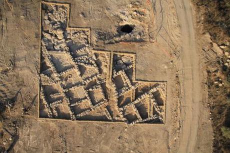 Tracce di un antico villaggio in Israele
