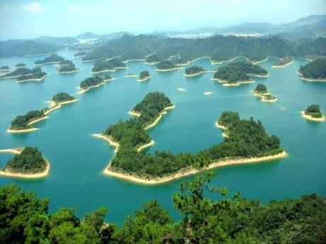 Lago Quindao in Cina