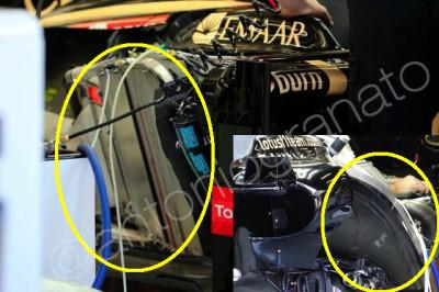 F1 | La Lotus cambia la disposizione dei radiatori radiatori_lotus