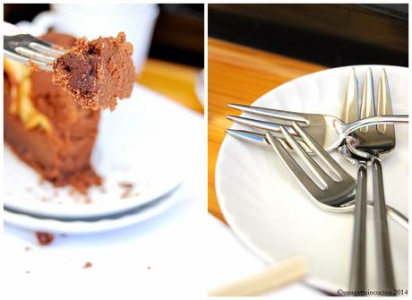 Torta al cioccolato e mele senza farina