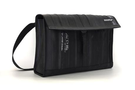 DALLA BICICLETTA ALL’ACCESSORIO: LE CREAZIONI DI MNMUR Messenger con camera d'aria - Mnmur