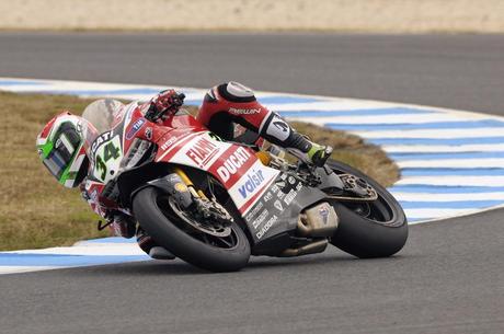 SBK: La Ducati Inizia con il piede giusto il week end di Phillip Island