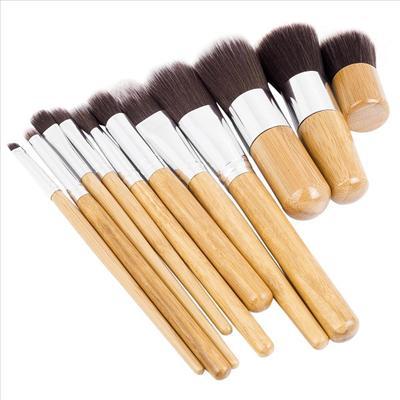 11PCS Pro Makeup Brush Brushes Cosmetic Powder Tool Kit Set With Bag MT52