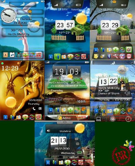 Raccolta di 18 skins animate per VHome v.4.35 Raccolta di 18 skins animate per VHome v.4.35
