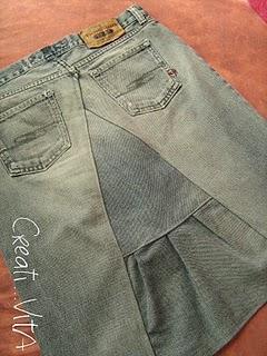[CUCITO] Da un vecchio jeans risorge una nuova gonna!