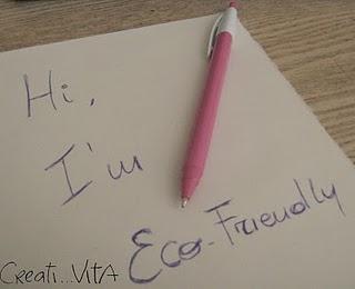 [CONSIGLI] Io scrivo ¨ECO-FRIENDLY¨