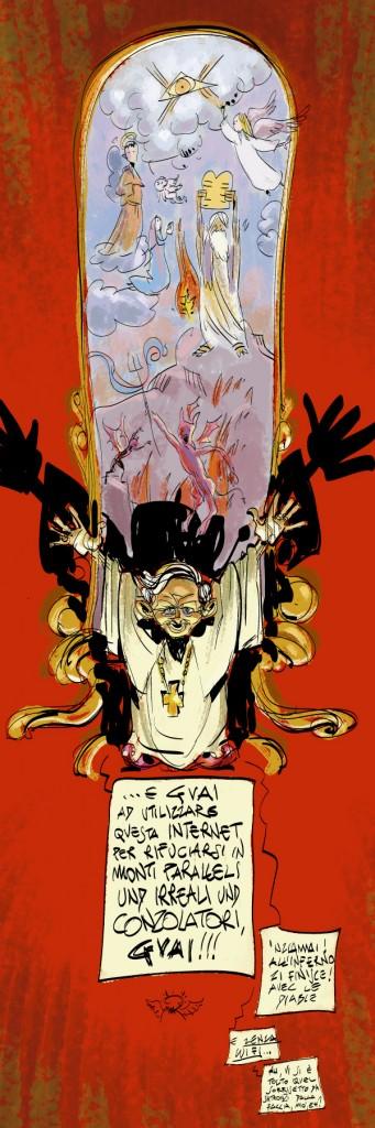 papaMondiParalleli Il Papa, Internet e i mondi paralleli