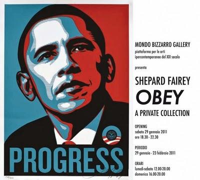 Obey a Roma -Shepard Fairey - A Private Collection'