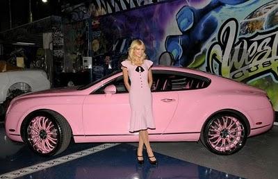 Pink Bentley for Paris