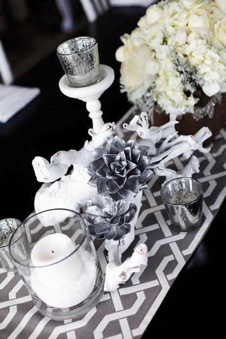 Winter Table Decoration ♥ Зимна украса за масата