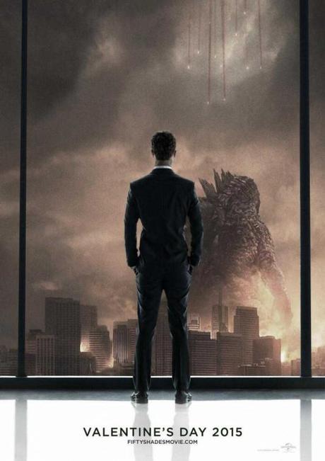 Godzilla 3D e 50 Sfumature di Grigio in questo divertente fan poster