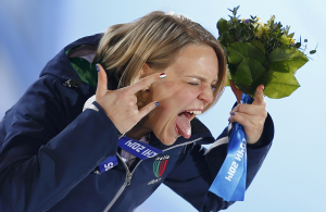 Arianna Fontanta, plurimedagliata nello short track di Sochi 2014 (zastavki.com)
