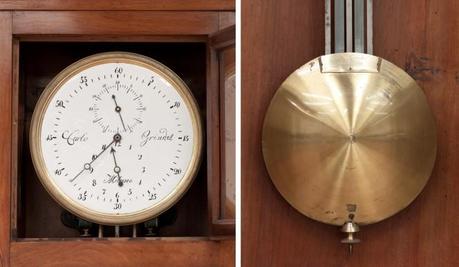 Nel quadrante dell'orologio è ben visibile la firma di Carlo Grindel.