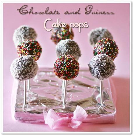 Choc and guiness cake pops