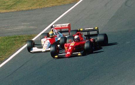 Senna e Prost Suzuka 1990 ALAIN PROST, IL PROFESSORE DELLA F1: LA RAGIONE PRIMA DELLA PASSIONE