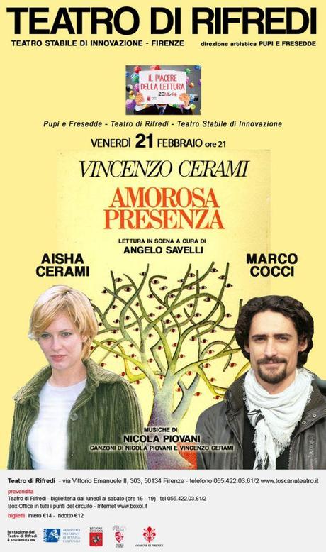 Aisha Cerami e Marco Cocci: Omaggio a Vincenzo Cerami