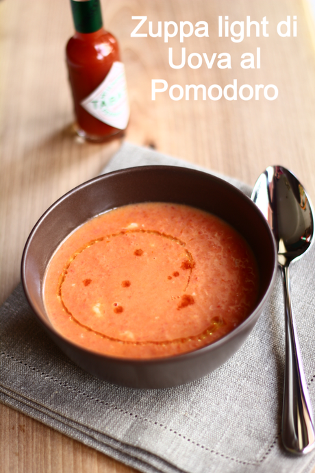 ZUPPA LIGHT DI UOVA AL POMODORO