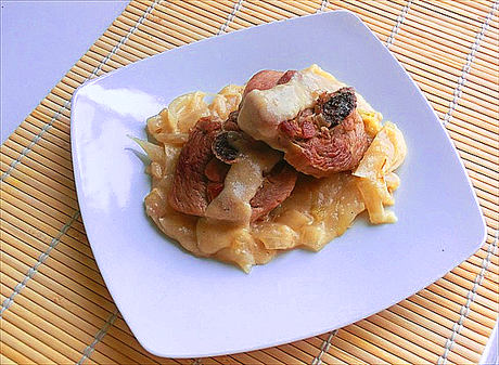 Ossobuco di tacchino con salsa alla birra