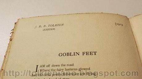 Goblin Feet di Tolkien in Oxford Poetry 1914-1916