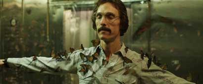 Matthew McConaughey  in una scena di Dallas Buyers Club